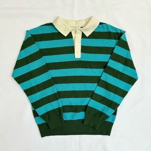Free Assembly Boys Striped Polo Sweater